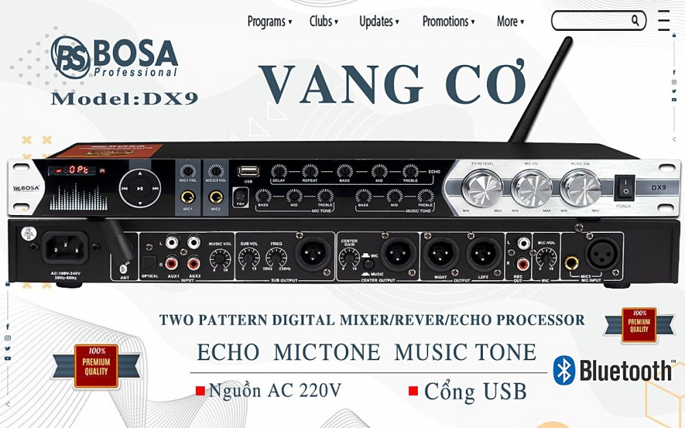 VANG CƠ BOSA DX9